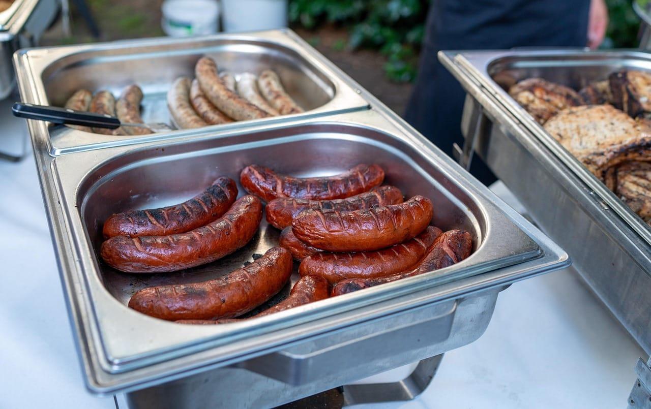 BBQ catering setup in Punta Cana